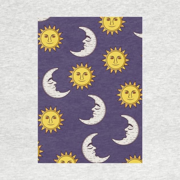 Moon and Sun pattern by nickemporium1